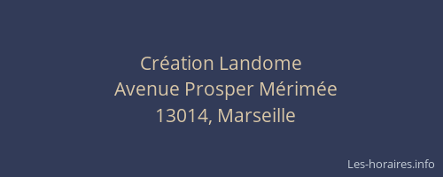 Création Landome