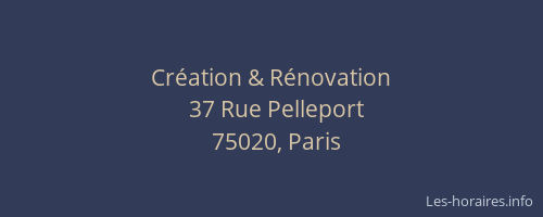 Création & Rénovation