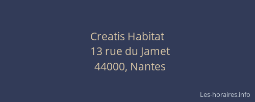 Creatis Habitat