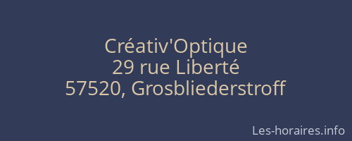 Créativ'Optique