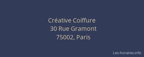 Créative Coiffure