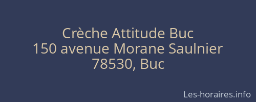 Crèche Attitude Buc