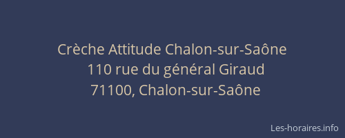 Crèche Attitude Chalon-sur-Saône