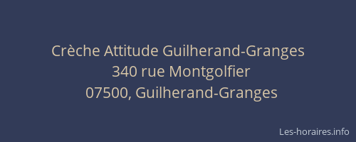 Crèche Attitude Guilherand-Granges