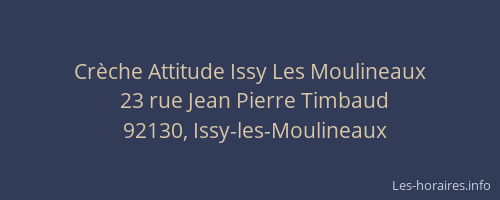 Crèche Attitude Issy Les Moulineaux
