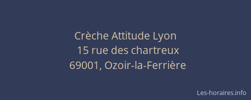 Crèche Attitude Lyon