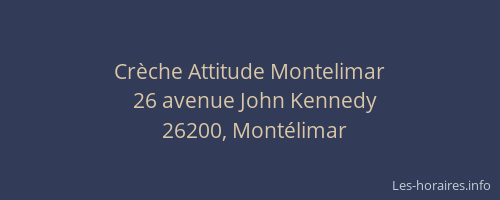 Crèche Attitude Montelimar