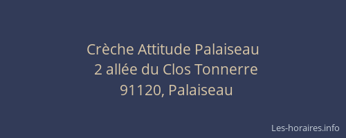 Crèche Attitude Palaiseau