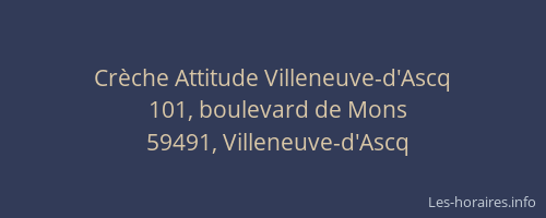 Crèche Attitude Villeneuve-d'Ascq