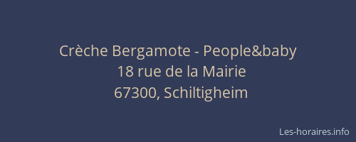 Crèche Bergamote - People&baby