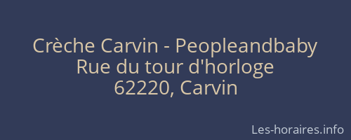 Crèche Carvin - Peopleandbaby