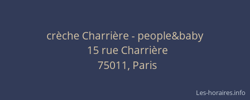 crèche Charrière - people&baby