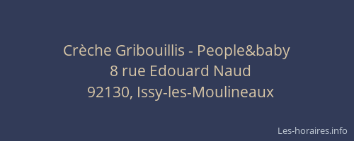 Crèche Gribouillis - People&baby