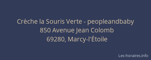 Crèche la Souris Verte - peopleandbaby