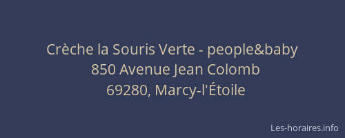 Crèche la Souris Verte - people&baby