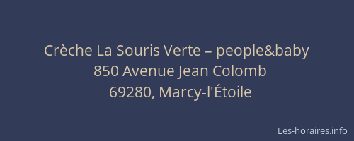 Crèche La Souris Verte – people&baby