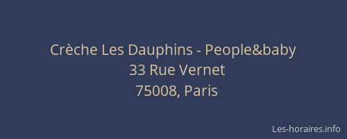 Crèche Les Dauphins - People&baby