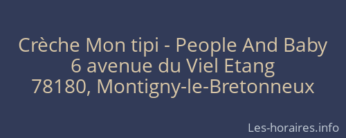 Crèche Mon tipi - People And Baby