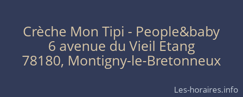 Crèche Mon Tipi - People&baby