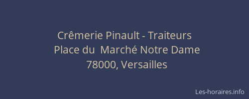 Crêmerie Pinault - Traiteurs