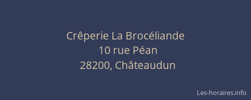 Cr&ecirc;perie La Broc&eacute;liande