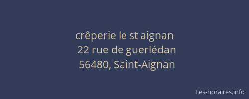 cr&ecirc;perie le st aignan