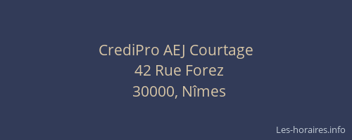 CrediPro AEJ Courtage