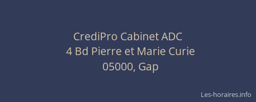 CrediPro Cabinet ADC