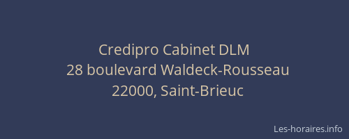 Credipro Cabinet DLM