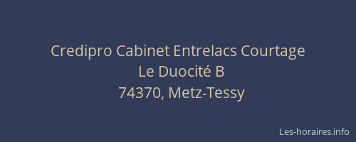 Credipro Cabinet Entrelacs Courtage