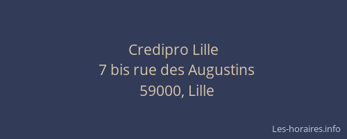 Credipro Lille