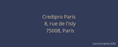Credipro Paris