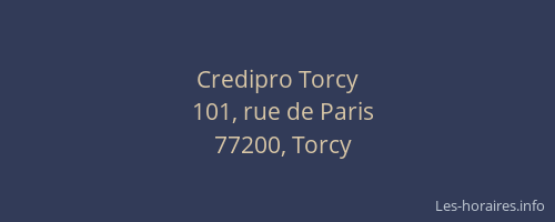 Credipro Torcy