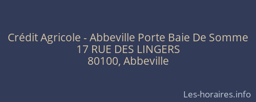 Crédit Agricole - Abbeville Porte Baie De Somme