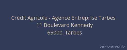 Crédit Agricole - Agence Entreprise Tarbes