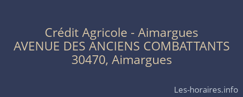 Crédit Agricole - Aimargues