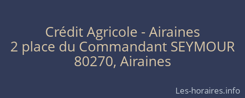Crédit Agricole - Airaines