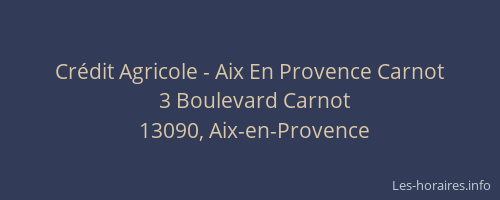 Crédit Agricole - Aix En Provence Carnot