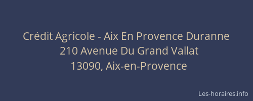 Crédit Agricole - Aix En Provence Duranne