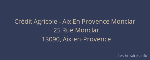 Crédit Agricole - Aix En Provence Monclar