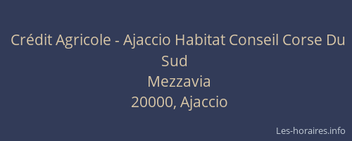Crédit Agricole - Ajaccio Habitat Conseil Corse Du Sud