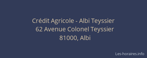 Crédit Agricole - Albi Teyssier