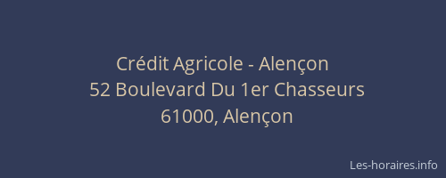 Crédit Agricole - Alençon