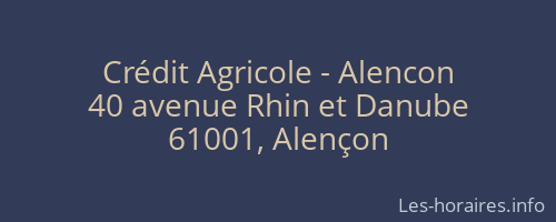 Crédit Agricole - Alencon