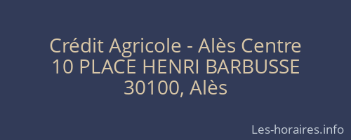 Crédit Agricole - Alès Centre
