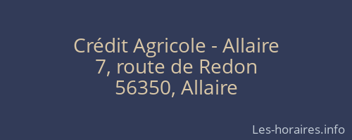 Crédit Agricole - Allaire