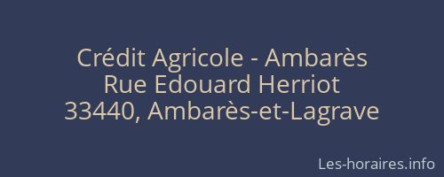 Crédit Agricole - Ambarès