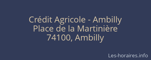 Crédit Agricole - Ambilly