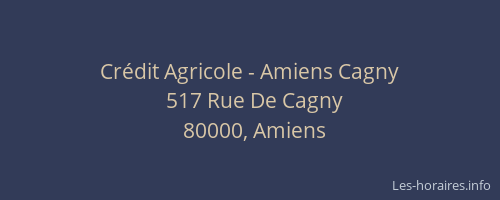 Crédit Agricole - Amiens Cagny