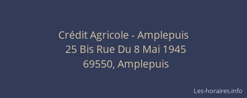 Crédit Agricole - Amplepuis